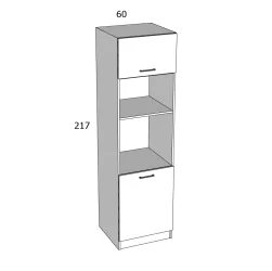 CL10 217/ASZT 60 ÁLLÓ SÜTŐ ELEM AJTÓS BALOS