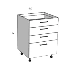 Magasfényű BL10 A4F 60 FIÓKOS ELEM