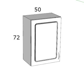 MDF 72/FA 50 FELSŐ ELEM BALOS