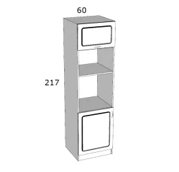 MDF 217/ASZT 60 ÁLLÓ ELEM BALOS