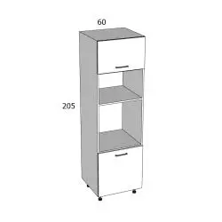 BL10 205/ASZT 60 ÁLLÓ SÜTŐ ELEM AJTÓS BALOS