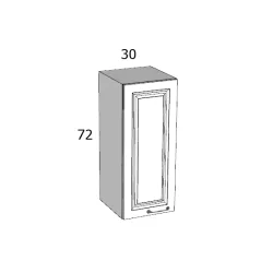 PRG 72/FA 30 FELSŐ ELEM BALOS MDF 