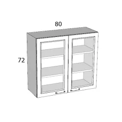 PRG 72/FÜ 80 FELSŐ ELEM MDF