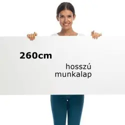 260 cm munkalap