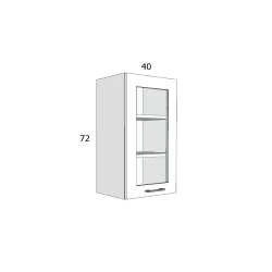 EDTZ 72/FÜ 40 FELSŐ ELEM BALOS MDF