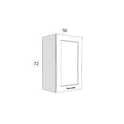 EDTZ 72/FA 50 FELSŐ ELEM BALOS MDF