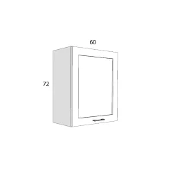 EDTZ 72/FA 60 FELSŐ ELEM BALOS MDF