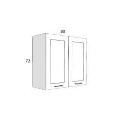 EDTZ 72/FA 80 FELSŐ ELEM MDF