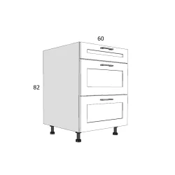 EDTZ A3F 60 ALSÓ ELEM MDF