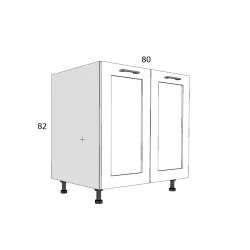 EDTZ AA 80 ALSÓ ELEM MDF