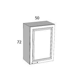 PRGZK 72/FA 50 FELSŐ ELEM JOBBOS MDF