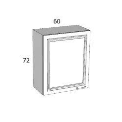 PRGZK 72/FA 60 FELSŐ ELEM BALOS MDF