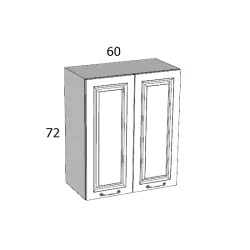 PRGZK 72/F2A 60 FELSŐ ELEM MDF