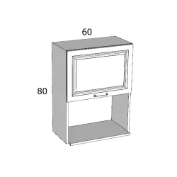 PRGZK 80/FFM 60 FELSŐ ELEM MDF