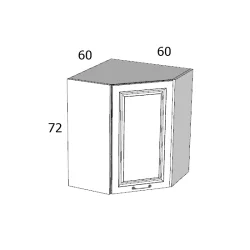 PRGZK 72/FS 60 FELSŐ SAROK ELEM BALOS MDF
