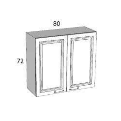 PRGZK 72/FA 80 FELSŐ ELEM MDF