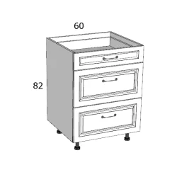 PRGZK A3F 60 ALSÓ ELEM MDF