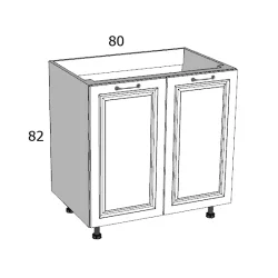 PRGZK AA 80 ALSÓ ELEM MDF