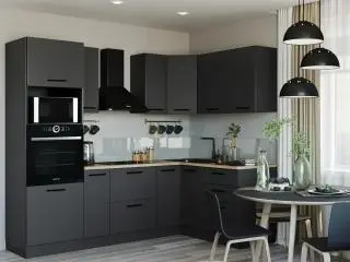 Szürke konyhabútor