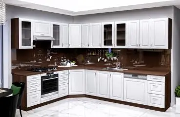 Fehér MDF konyhabútor