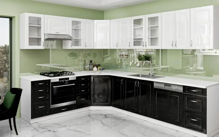 Mf. Fehér MDF konyhabútor