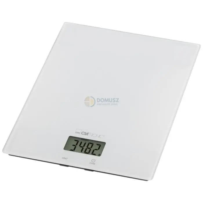 Clatronic KW 3820 fehér Üveg konyhai mérleg