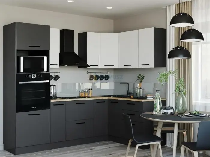 Szürke konyhabútor