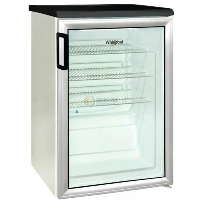 Whirlpool Adn 140 W Üvegajtós Hűtőszekrény, 130 L, Alumínium