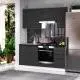 Italy Antracit MDF Konyhabútor 180 cm
